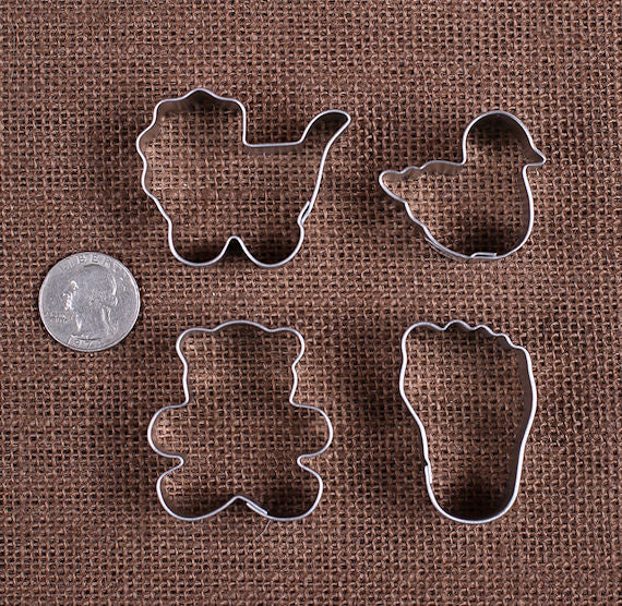 Mini New Baby Cookie Cutters | www.sprinklebeesweet.com