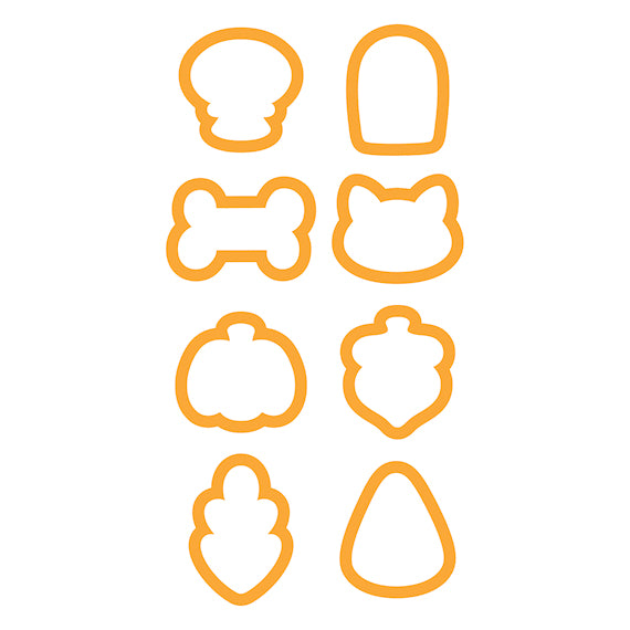 Sweet Sugarbelle Mini Cookie Cutters Set: Fall + Halloween | www.sprinklebeesweet.com