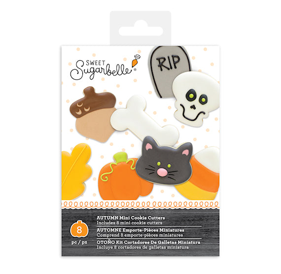 Sweet Sugarbelle Mini Cookie Cutters Set: Fall + Halloween | www.sprinklebeesweet.com