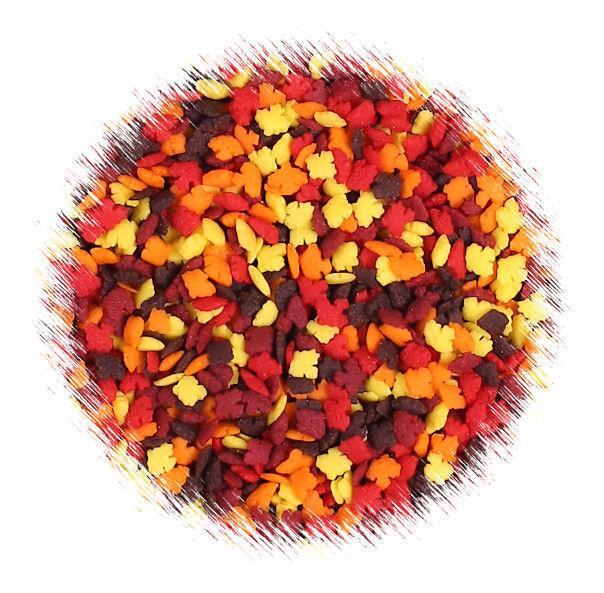 Mini Fall Leaves Sprinkles | www.sprinklebeesweet.com