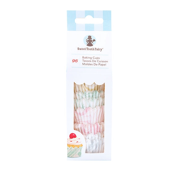 Mini Cupcake Liners: Marble Pastel - 96 Count | www.sprinklebeesweet.com