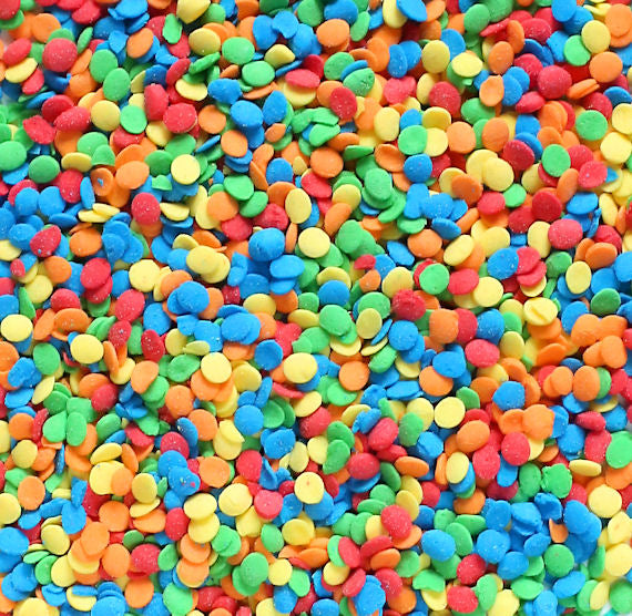 Mini Rainbow Polka Dot Sprinkles: 3mm | www.sprinklebeesweet.com