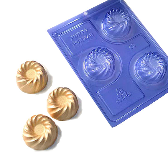 Mini Bundt Chocolate Mold: 3 Part Mold | www.sprinklebeesweet.com