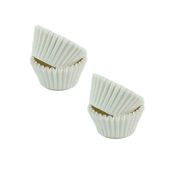 Mini White Candy Cups: Two Sizes Available | www.sprinklebeesweet.com