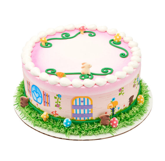 Mini Happy Easter Sugar Toppers | www.sprinklebeesweet.com