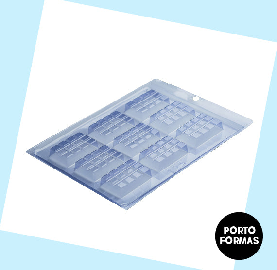 Mini Rectangle Chocolate Bar Mold | www.sprinklebeesweet.com