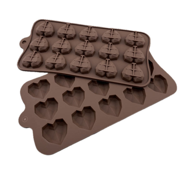 Diamond Heart Mold: Mini or Small | www.sprinklebeesweet.com