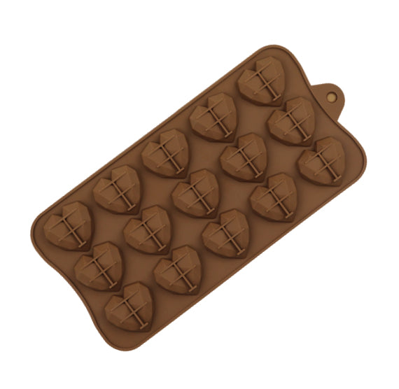 Diamond Heart Mold: Mini or Small | www.sprinklebeesweet.com