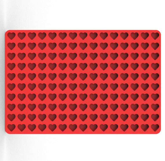 Small Multi Heart Mold: .5" | www.sprinklebeesweet.com