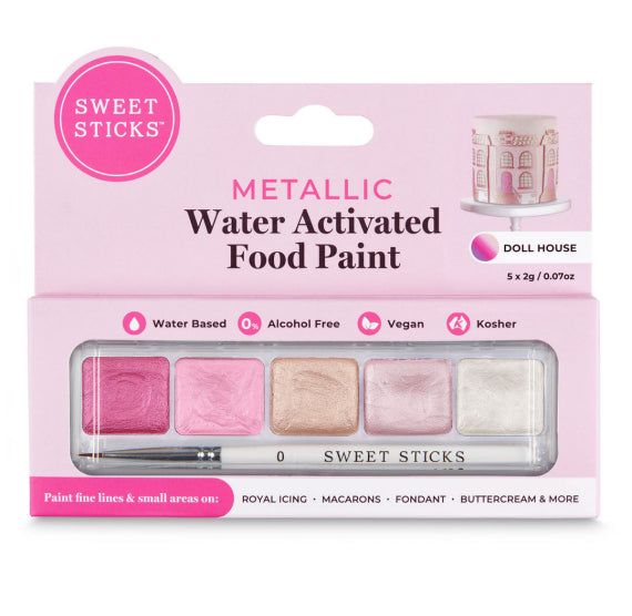 Mini Edible Art Paint Palette: Doll House | www.sprinklebeesweet.com