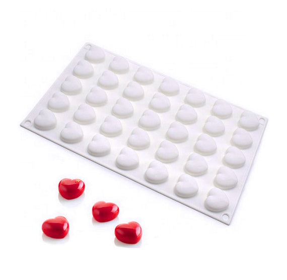 Mini Puffy Heart Mold | www.sprinklebeesweet.com