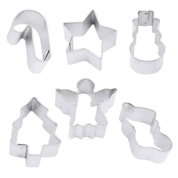 Mini Christmas Cookie Cutters Set in Tin | www.sprinklebeesweet.com