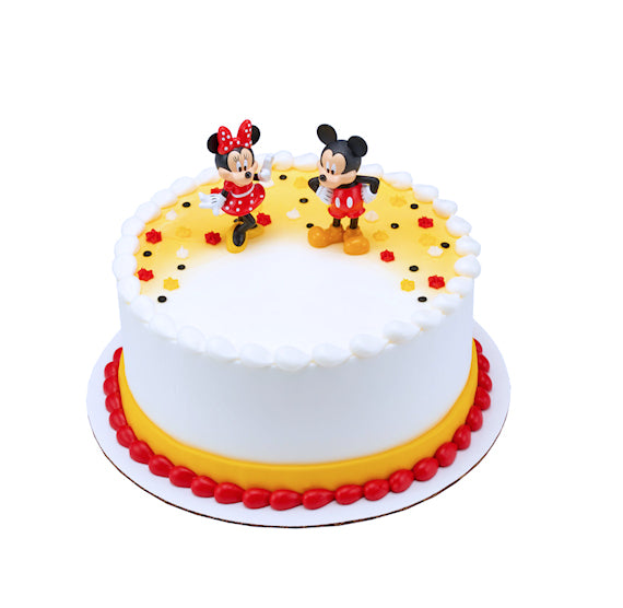 Minnie + Mickey Cake Topper Set | www.sprinklebeesweet.com