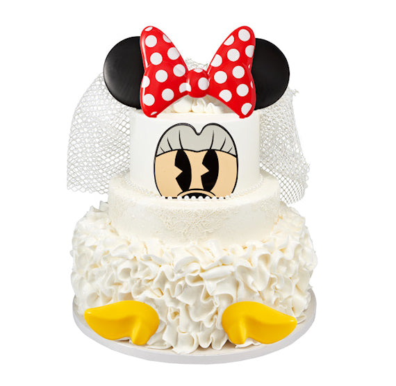 Minnie Mouse Cake Topper Set | www.sprinklebeesweet.com