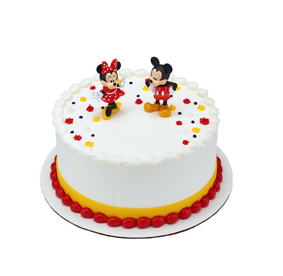 Minnie + Mickey Cake Topper Set | www.sprinklebeesweet.com
