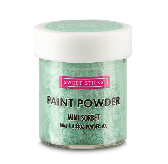 Mint Sorbet Edible Paint Powder | www.sprinklebeesweet.com