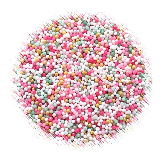 Mint to Be Nonpareils Mix | www.sprinklebeesweet.com