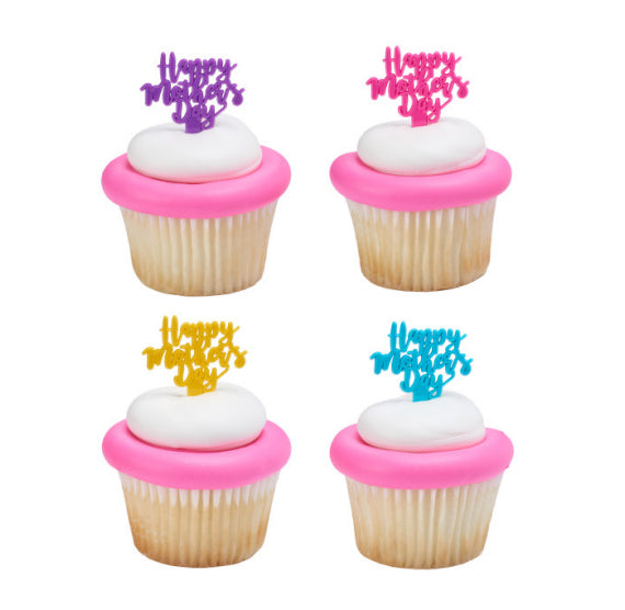 Happy Mother's Day Cupcake Picks | www.sprinklebeesweet.com