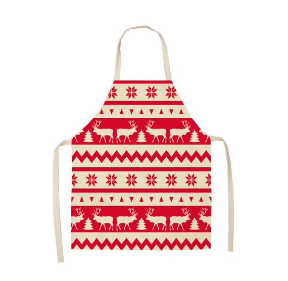 Christmas Apron: Nordic Reindeer | www.sprinklebeesweet.com