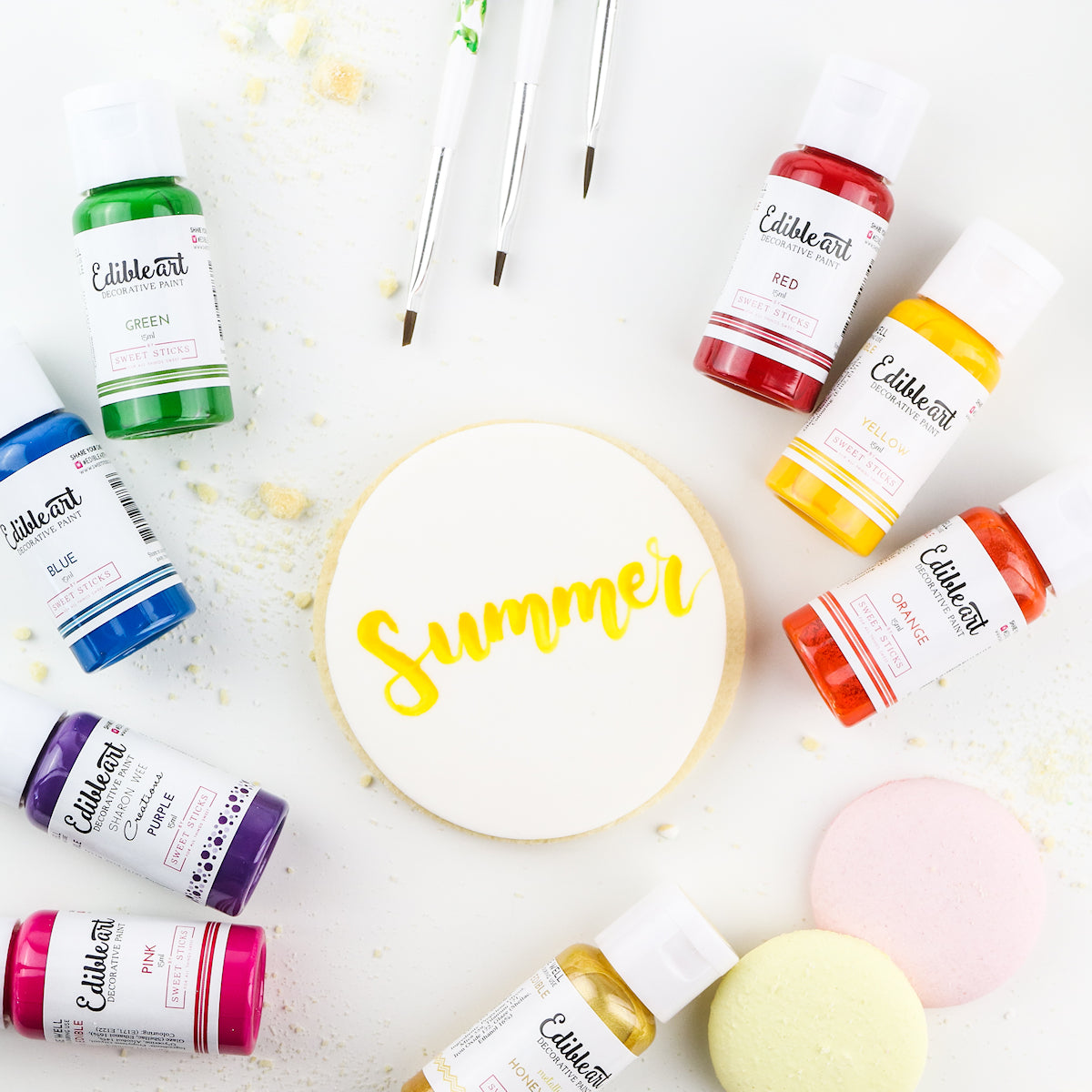 Red Edible Art Paint | www.sprinklebeesweet.com