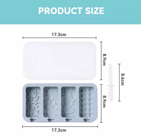 Multi Textured Cakesicle Mold: Circles | www.sprinklebeesweet.com