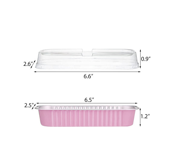 Narrow Cake Pans with Lids: Light Pink | www.sprinklebeesweet.com