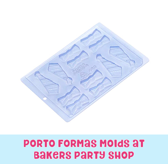Bow Tie and Necktie Chocolate Mold | www.sprinklebeesweet.com