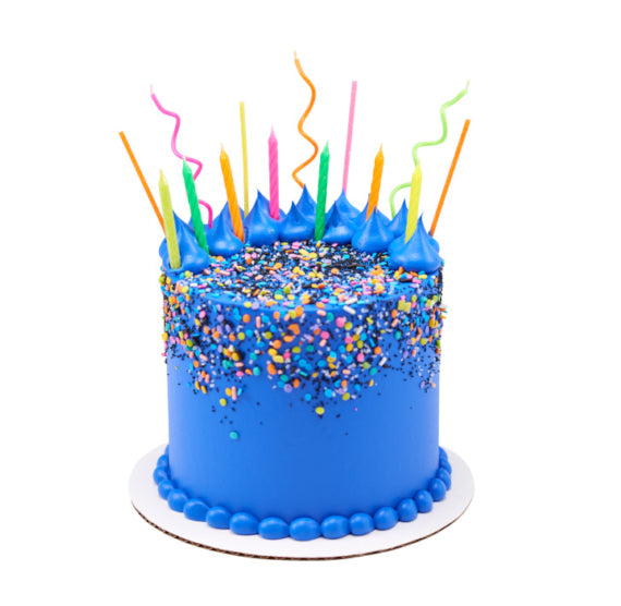 Groovy Neon Birthday Candles | www.sprinklebeesweet.com