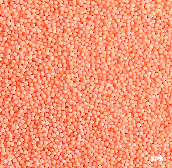 Melon Orange Nonpareils | www.sprinklebeesweet.com