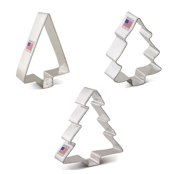 Christmas Tree Cookie Cutters Set of 3 | www.sprinklebeesweet.com