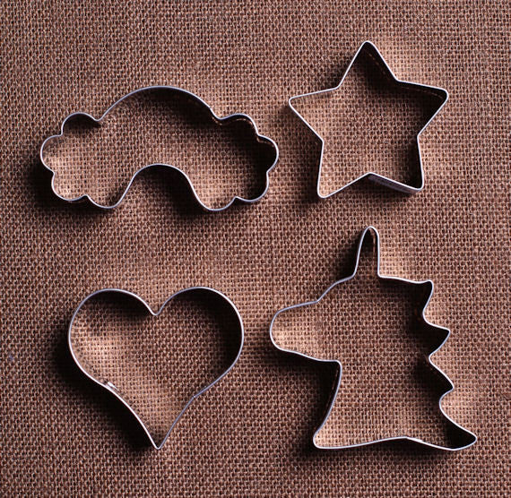 Unicorn Party Cookie Cutters Set | www.sprinklebeesweet.com