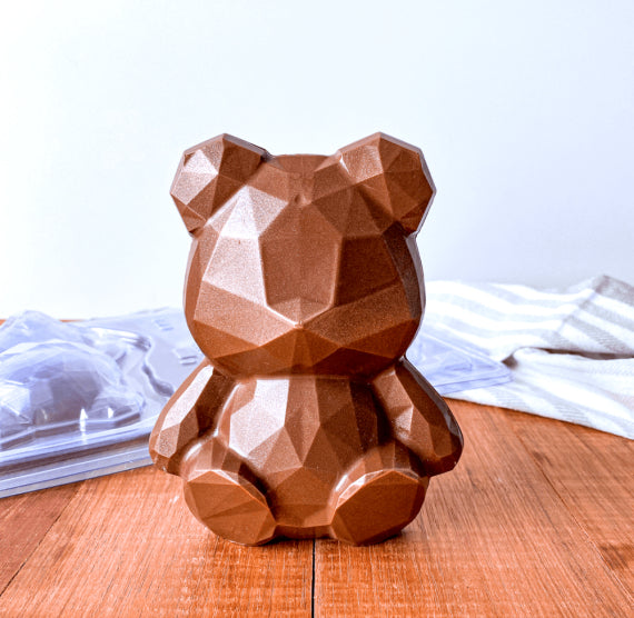 BWB 3 Part Mold: 3665 Geometric Bear | www.sprinklebeesweet.com