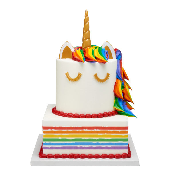 Unicorn Cake Topper Set | www.sprinklebeesweet.com