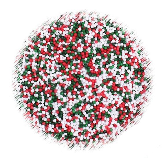Classic Christmas Nonpareils Mix | www.sprinklebeesweet.com