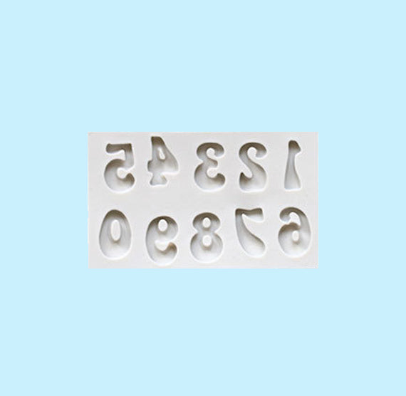 Funky Font Numbers + Letters Mold Set | www.sprinklebeesweet.com