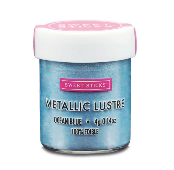 Ocean Blue Luster Dust | www.sprinklebeesweet.com