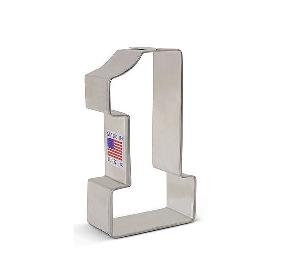 Number One Cookie Cutter | www.sprinklebeesweet.com