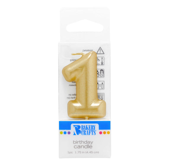 Mini Number Birthday Candles: Gold | www.sprinklebeesweet.com