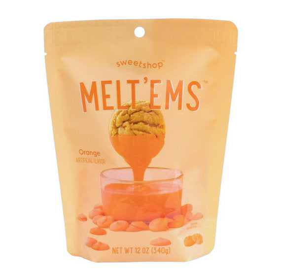 Sweetshop Melt'ems Orange Candy Coating | www.sprinklebeesweet.com