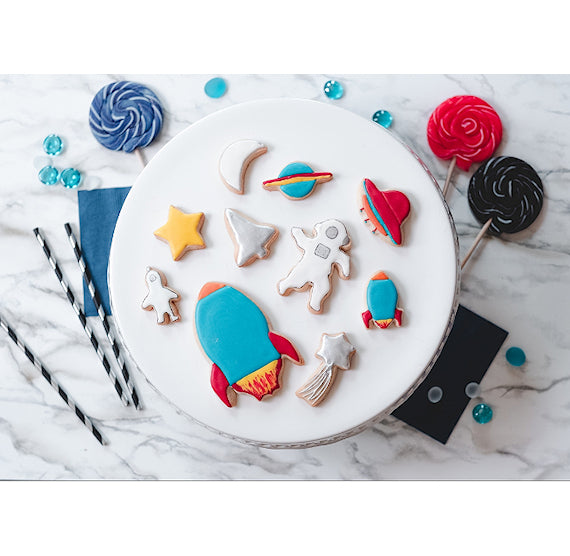 Outer Space Cookie Cutter Set | www.sprinklebeesweet.com