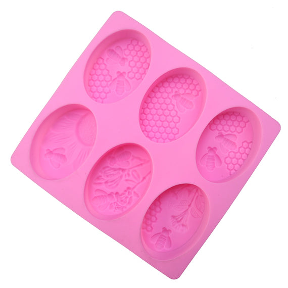 Silicone Honey Bee Mold: Oval Cake Bar Mold | www.sprinklebeesweet.com