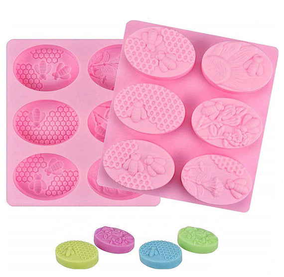 Silicone Honey Bee Mold: Oval Cake Bar Mold | www.sprinklebeesweet.com
