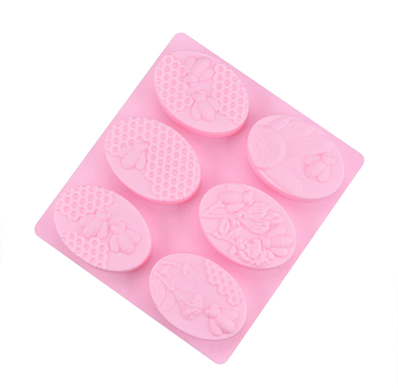 Silicone Honey Bee Mold: Oval Cake Bar Mold | www.sprinklebeesweet.com