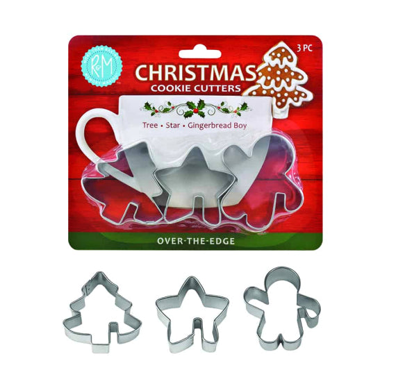 Over the Edge Christmas Cookie Cutters | www.sprinklebeesweet.com