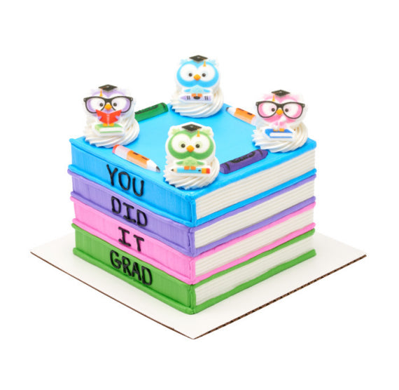 Graduation Owl Sugar Toppers | www.sprinklebeesweet.com