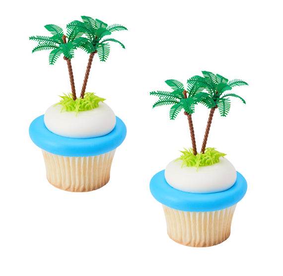 Palm Tree Cake Toppers | www.sprinklebeesweet.com