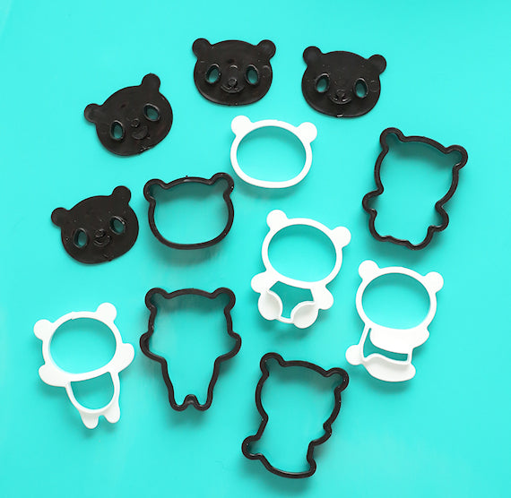 Panda Bear Cookie Cutter Set | www.sprinklebeesweet.com