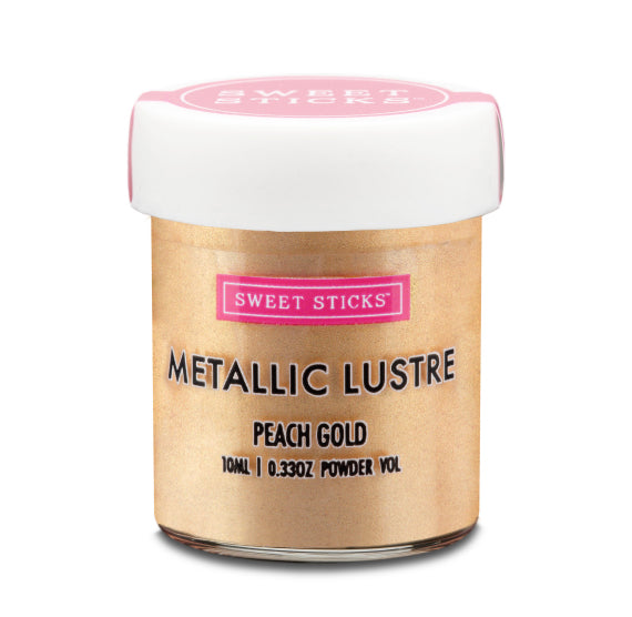 Peach Gold Luster Dust | www.sprinklebeesweet.com