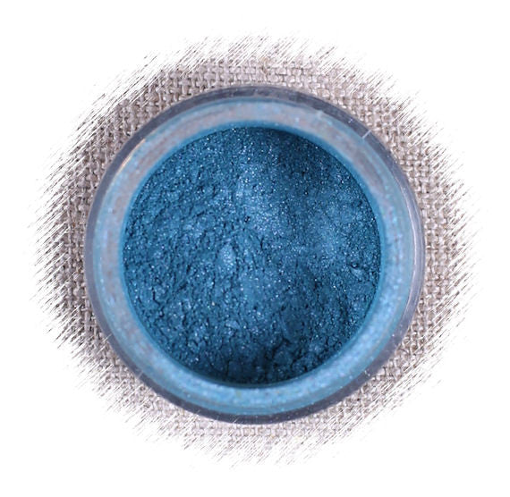 Peacock Blue Luster Dust | www.sprinklebeesweet.com