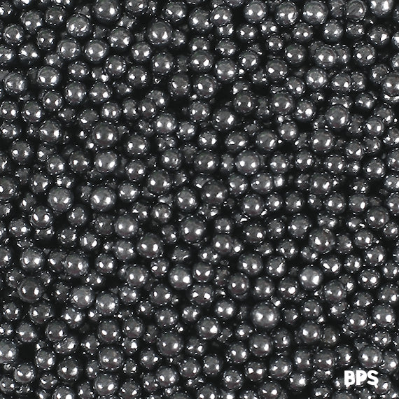 Shimmer Black Sugar Pearls: 4mm | www.sprinklebeesweet.com